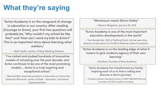 What they’re saying
 