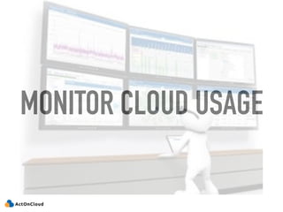 MONITOR CLOUD USAGE
 