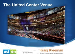 The United Center Venue

@kraig_kleeman

17

 