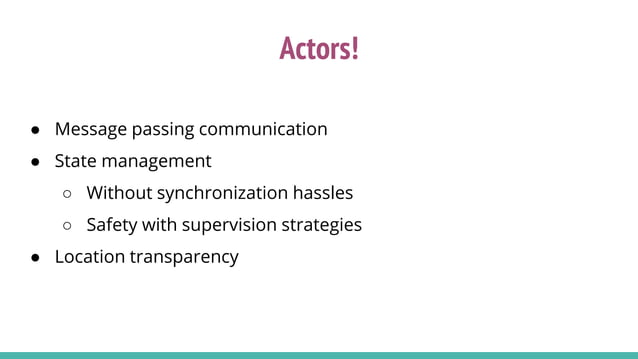 Actor based architecture for world's largest telescope | PPT