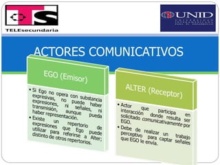 ACTORES COMUNICATIVOS 