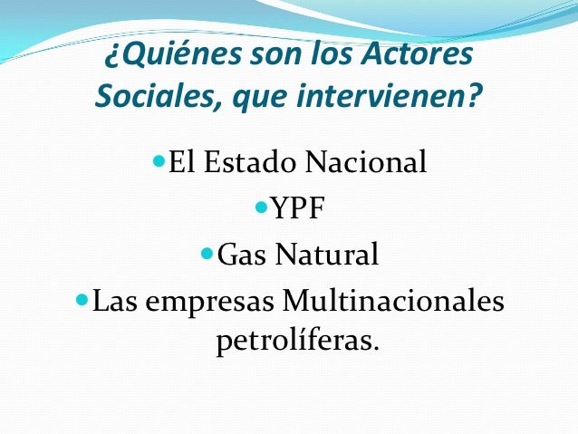 Actores Sociales