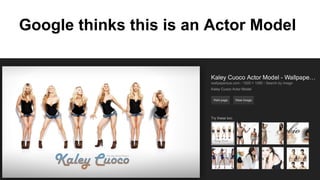 Google thinks this is an Actor Model
 