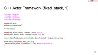 Actor Model and C++: what, why and how? | PDF