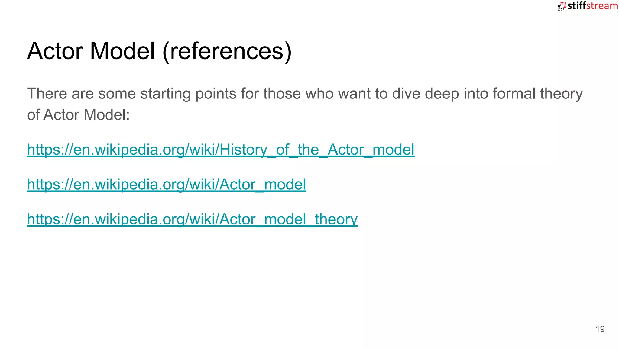 Actor Model and C++: what, why and how? (March 2020 Edition) | PDF ...