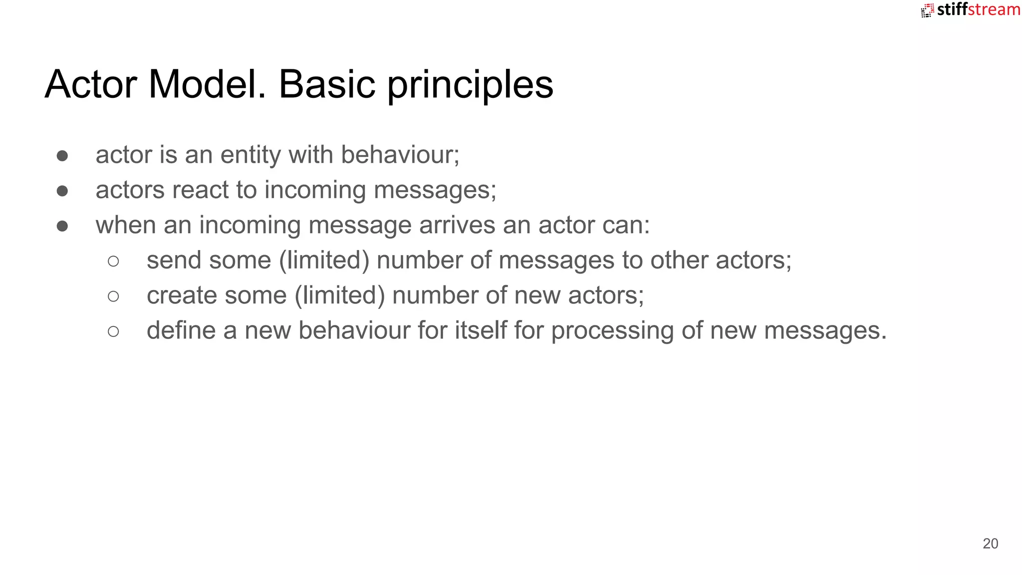 Actor Model and C++: what, why and how? (March 2020 Edition) | PDF ...
