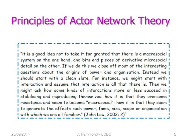 Actor–network theory
