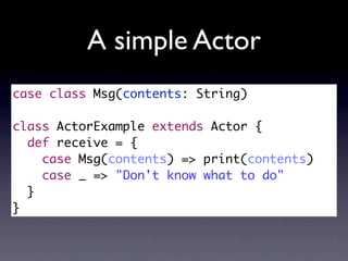 Practical introduction to the actor model | KEY