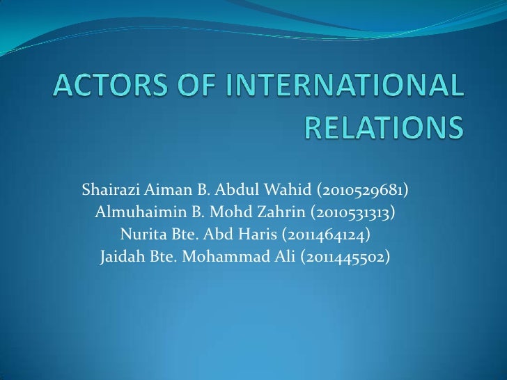 Relations