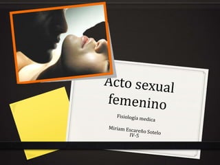 Acto sexual femenino