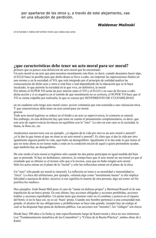 Actos morales y sus caracteristicas | DOCX