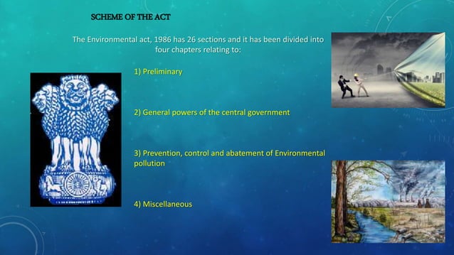 Environment Protection Act 1986 | PPTX | Environmental Services ...