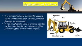 EXCAVATION AND EARTHMOVING EQUIPMENTS