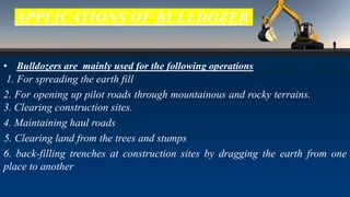 EXCAVATION AND EARTHMOVING EQUIPMENTS