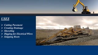 EXCAVATION AND EARTHMOVING EQUIPMENTS