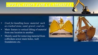 EXCAVATION AND EARTHMOVING EQUIPMENTS