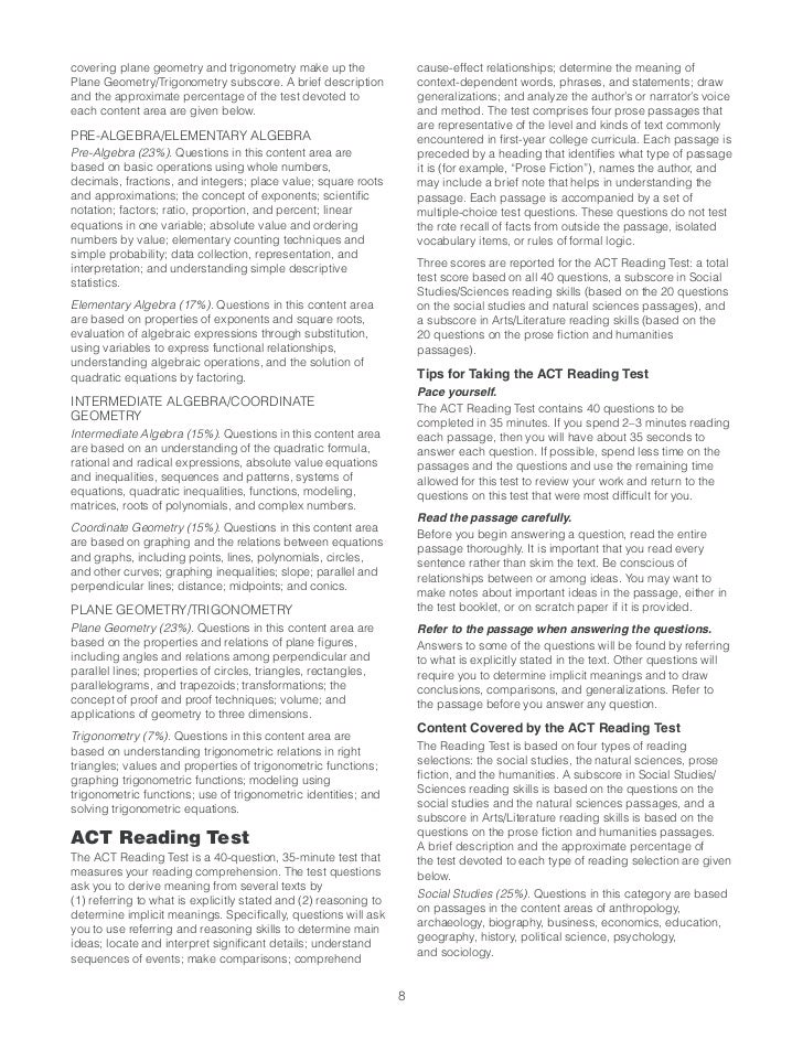 act practice test ashx act diagnostic test answer sheet