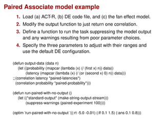 Two methods for optimising cognitive model parameters | PDF