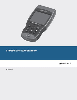 CP9690 Elite AutoScanner®
en	 User guide
 