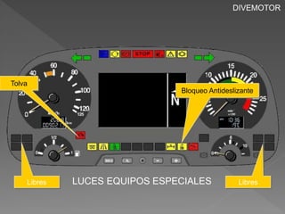Tolva 
DIVEMOTOR 
Bloqueo Antideslizante 
LUCES EQUIPOS ESPECIALES 
Libres Libres 
 