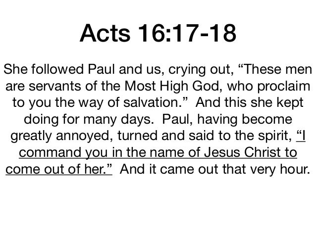 Acts 16 & Psalm 139 Value all second spring 2018