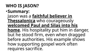 Jason Sumray Acts 17-11 a bible study from the book of acts. | PPTX
