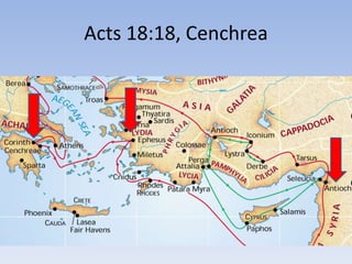 Acts 18:18, Cenchrea
 