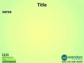 Title
verse
 