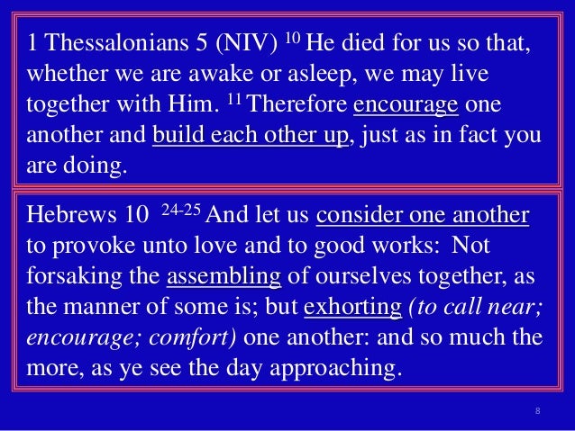 acts 28b the family of god build one another up to love and good works