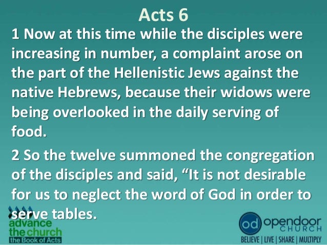 Acts 6 1 7