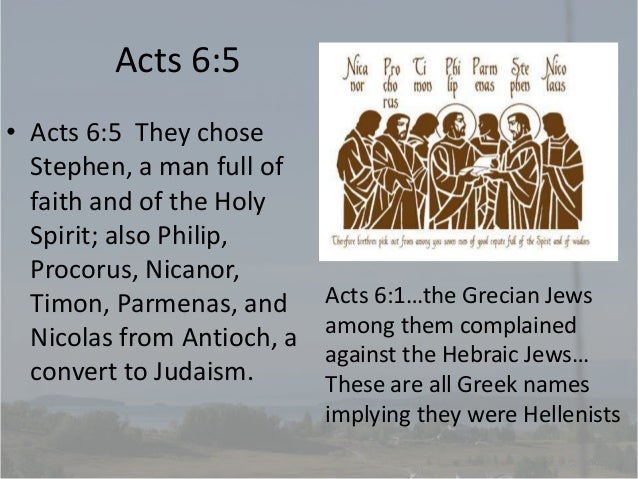 Acts 6, The Church's Second Problem, Grecian Jews, Widows, Deacons, S… - 638x479 - jpeg Acts 6 5