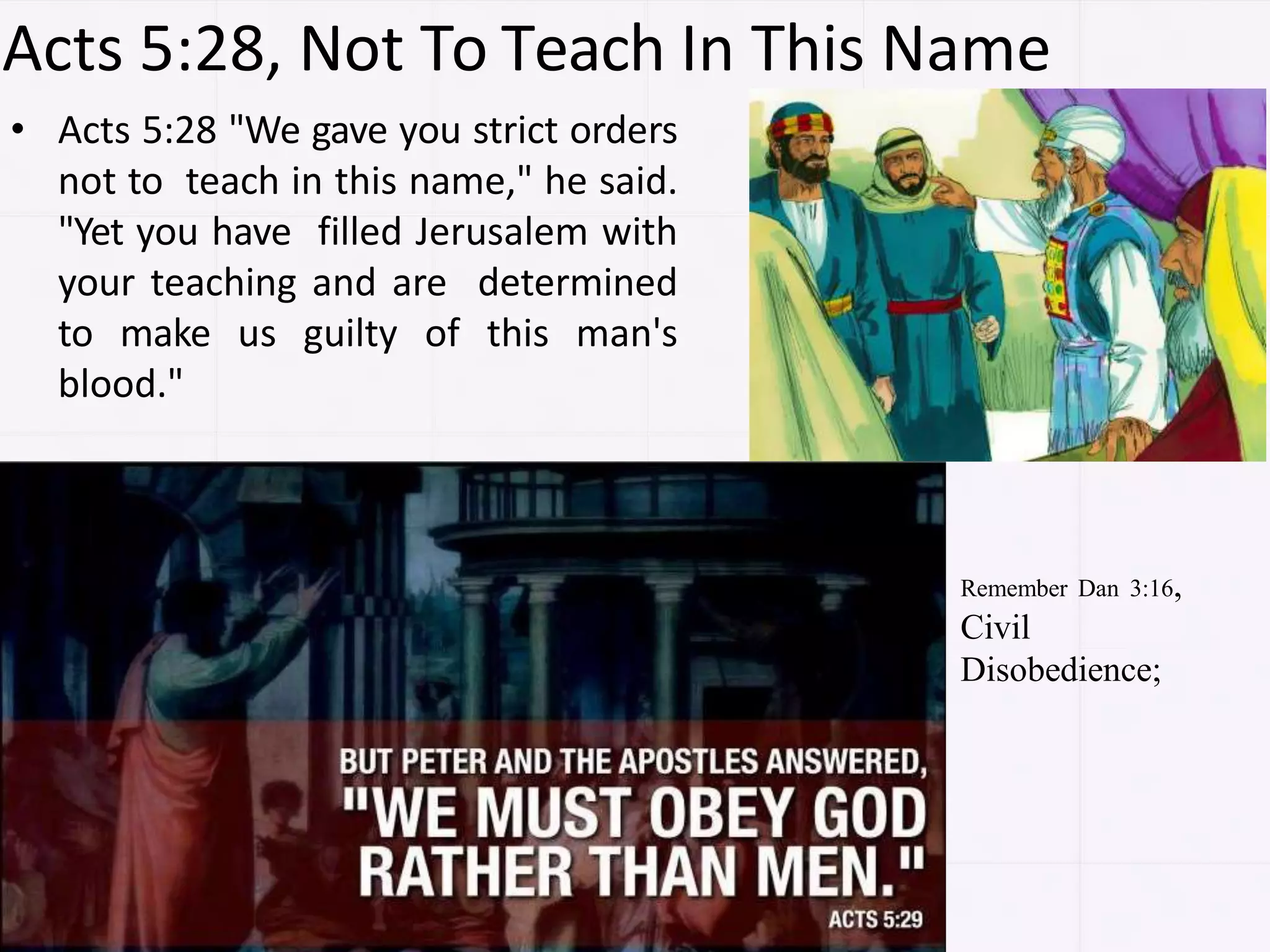 The book of acts chapter 5 ppsx