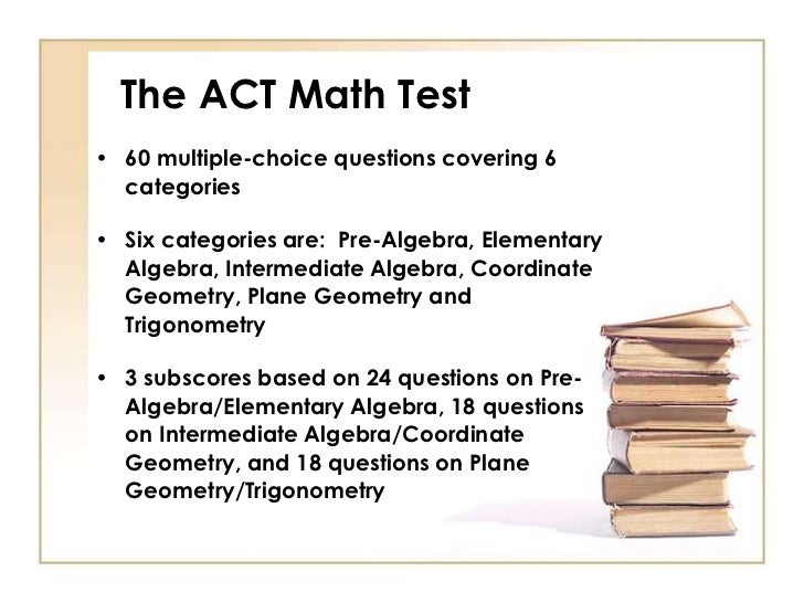 Act Test Taking Strategies For The Act Math Test Act Test Taking Strategies For The Act Math Test