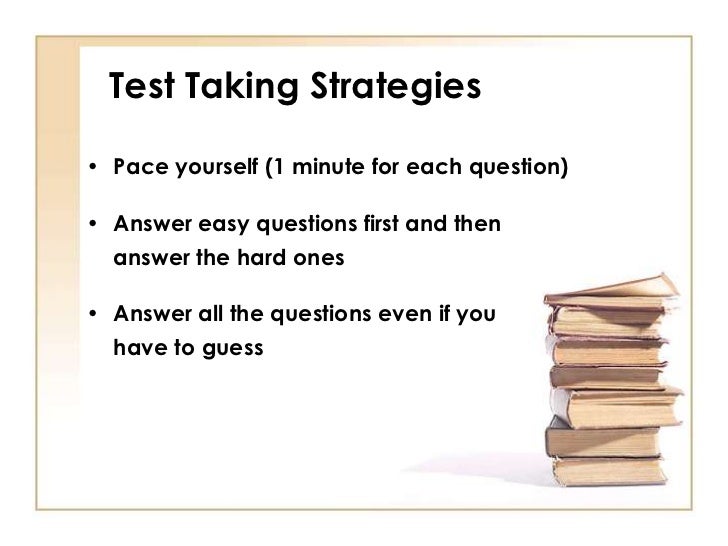 Act test taking strategies for the act math test