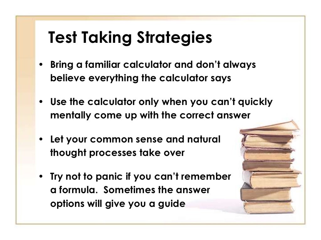Act Test Taking Strategies For The Act Math Test Act Test Taking Strategies For The Act Math Test