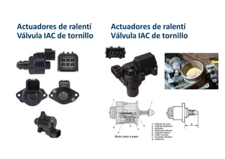 Actuadores de ralentí
Válvula IAC de tornillo
Actuadores de ralentí
Válvula IAC de tornillo
 