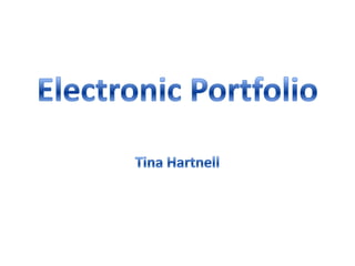 Electronic portfolio