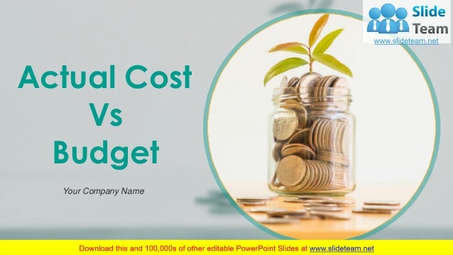 actual cost vs budget powerpoint presentation slides budget powerpoint