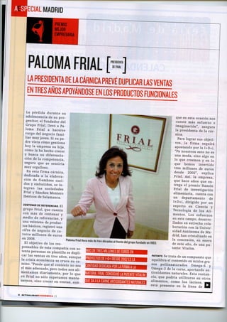 Paloma Frial en Actualidad Económica