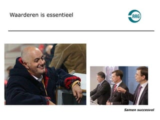 Waarderen is essentieel 