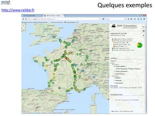 Quelques exemples 
http://www.raildar.fr 
 