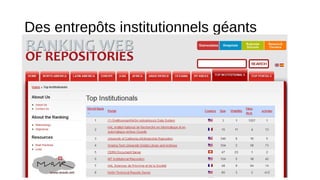 Des entrepôts institutionnels géants

 