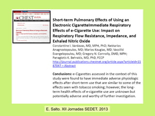 E. Salto. XII Jornadas SEDET. 2013

 