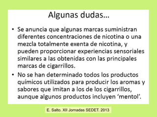 E. Salto. XII Jornadas SEDET. 2013

 