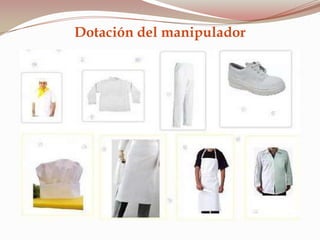 Dotación del manipulador
 