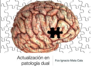 Actualización en   Fco Ignacio Mata Cala
  patología dual
 
