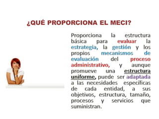 Actualización MECI | PPTX