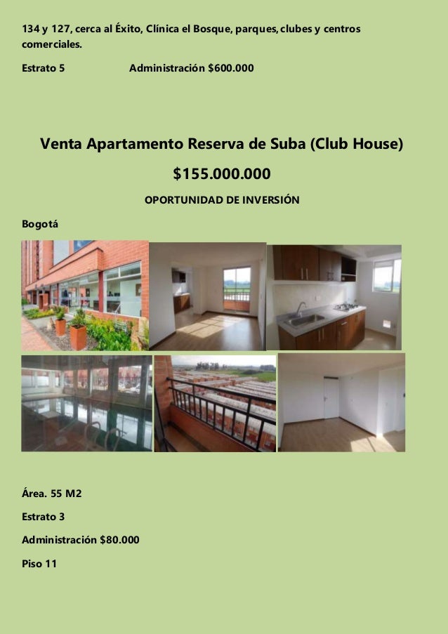 Propiedades en venta y renta Bogotá y Colombia