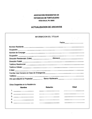 Actualizacion de archivos formato 6 nov 2014