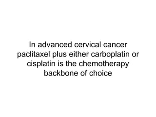 Update on clinical trials in cervical cancer | PPTX